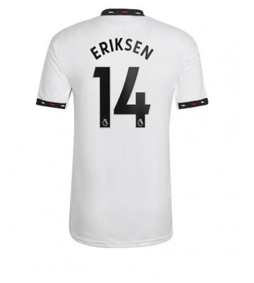 Manchester United Christian Eriksen #14 Bortedrakt 2022-23 Kortermet